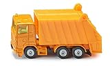 siku 0811, Müllwagen, Metall/Kunststoff, Orange, Spielzeugauto für Kinder,...