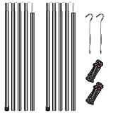 wiipara Zeltstange 2er Set, Tarpstangen Teleskopstange für Zelte Tarp,...