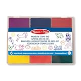Melissa & Doug Regenbogen-Stempelkissen - auswaschbare Tinte zur Verwendung mit...