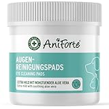 AniForte Augen Reinigungspads Hunde & Katzen 100 Stück - Sanfte...