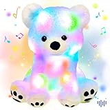 Hopearl LED Musikalischer gefüllter Eisbär, der Singen Plüsch Spielzeug...