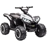 HOMCOM Elektro-Quad 12V Kinderquad mit USB-Anschluss, Kindermotorrad mit...