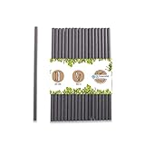 GREENBOX Jumbo Papier Trinkhalme 23cm Strohhalm 8mm Ø I Trinkhalm biologisch...