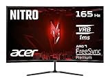 Acer Nitro ED320QRS3 Gaming Monitor 31,5 Zoll (80 cm Bildschirm) Full HD, 165Hz,...