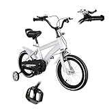 LKHDONG 14 Zoll Kinderfahrrad, für ab 3-7 Jahre Jungen & Mädchen,...