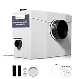Juskys Hebeanlage 600 W - Schmutzwasserpumpe mit Häcksler, Kleinhebeanlage bis...