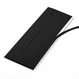 Gummiband Schwarz 6mm Breit, 5m Gummibänder zum Nähen, Starke Flaches...