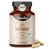 Shatavari Kapseln Bio 160 Kapseln | 500mg pro Kapsel | laborgeprüft 100% reines...