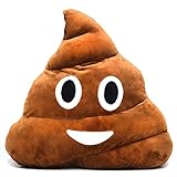RIHUD Poop Plush Pillow Round Triangle Emotion Cushion Cute Decorative Stuffed...