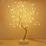 Kinamy LED Baum Lichter, LED Lichterbaum, Baum Licht Warmweiß Verstellbare...