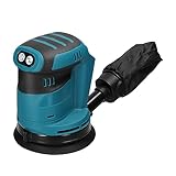 KKnoon 125 mm Bürstenmotor Akku-Exzenterschleifer Holzschleifer Elektroauto...