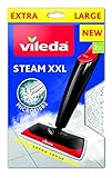 Vileda Steam XXL Mikrofaser Ersatzpads, Dampfreiniger Ersatzbezüge, Reinigung...