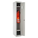 Mendler Spind Boston T163, Garderobenschrank Kleiderspind Umkleideschrank,...
