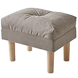 YMYNY Sitzhocker, Ottoman, Fußhocker mit weichem Sitzkissen, große...