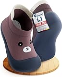 Kleinbär® Krabbelschuhe Kinder [Zehen und Fersenschutz] - Lauflernschuhe 6-18...