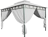 Spetebo Ersatzdach für Pavillon Cape Town 4x3 in beige - Pavillondach...