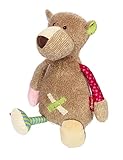 SIGIKID 42840 Stofftier Bär Patchwork Sweety Kuscheltier zum Spielen & Schmusen...