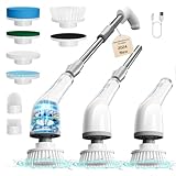 Elektrische Reinigungsbürste, aufgerüstete Spin Scrubber schnurlos mit 8...
