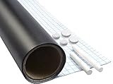 Werkzeyt Tafelfolie - 90 x 60 cm - Magnetisch - Selbstklebend & leicht...
