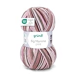 Gründl Wolle Big Mamma Print - XXL Wolle zum Stricken - Großknäuel 400 g /...