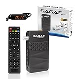 LEYF & Sagaf SUD-0507 Mini Sat Receiver DVB-S2 /ARD & ZDF SD Shut-Off/Full HD...