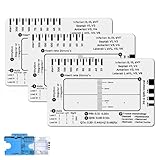 3 Stück Ecg 7 Step Ruler, Ekg Lineal, Ekg-Referenztools, Ekg Lineal Mit 7...