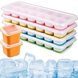 Eiswürfelform, Eiswürfelschalen, Eiswürfelbehälter, 6PCS Ice Cube Tray...
