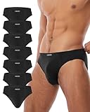 FORVEVO 7er Pack Unterhosen Herren Slip Baumwolle, Atmungsaktive Unterhosen...