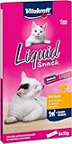 Vitakraft Liquid Snack, Leckerlis Katzen, mit Huhn und Taurin, unterstützt die...