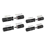ABSINA 4x Stecker & Buchse + 2x Montageschlüssel - Solarstecker für 2,5-6mm2...