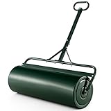 SOARS Rasenwalze befüllbar 113L, Ø40cm Handwalze, Rasenroller mit U-Griff &...