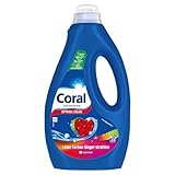 Coral Flüssigwaschmittel Optimal Color Colorwaschmittel für länger strahlende...