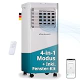 Könighaus Smarte Mobile Klimaanlage | Schnell & Effizient (A) | 4-in-1:...