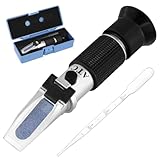 QWORK® 4-in-1 Frostschutz Refraktometer mit automatischer...