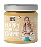 Naughty Nuts Bio Happy White Hazel Creme– Vegane, 100% Natürlich, Ohne...