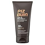 Piz Buin Tan & Protect, Sonnencreme mit Bräunungsbeschleuniger, LSF 30,...