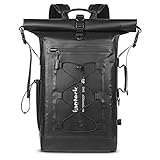 Inateck RollTop Rucksack Herren 30-35L Wasserdichter Multifunktionaler Organizer...