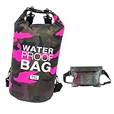 Idefair Wasserdichter Packsack, Schwimmender Trockenrucksack Strandtasche...