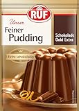 RUF Feiner Pudding Schokolade mit herzhaftem Kakao Aroma, extra schokoladig,...