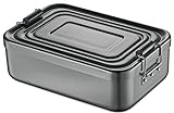 Küchenprofi Lunchbox aus Aluminium | für Erwachsene und Kinder | Brotdose mit...