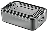 Küchenprofi Lunchbox aus Aluminium | für Erwachsene und Kinder | Brotdose mit...