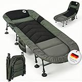 Q-Tac Karpfenliege [Stabil, Bequem & Leicht zu Reinigen] - Angelliege mit...