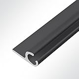 LYSEL® Kederschiene Kederleiste Kederprofil 15x30mm pulverbeschichtet 3m 45°...