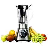 Cecotec Standmixer Power Black Titanium 2000MAX PerfectMix. 2000W maximale...