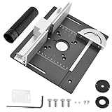 Set mit 3 Frästisch Einlegeplatten, Aluminiumlegierung, Frästisch...
