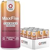 MaxiNutrition Vegan 5 g EAA / 3 g BCAA Drink (2:1:1) Mango Passionfruit, 12 x...