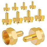 HB-DIGITAL 10x F-Abschlusswiderstand 75 Ohm F-Kupplung SAT Vergoldet breite...