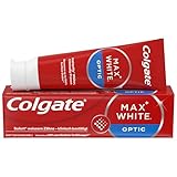 Colgate Zahnpasta Max White Optic 75 ml – entfernt bis zu 100% der...