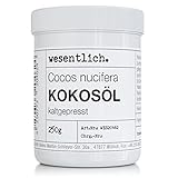 Kokosöl kaltgepresst 250g - reine Pflege für Haut und Haar - ohne Zusätze -...
