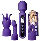 Vibratorensets für Frauen Massagestab mit 3-Anlagen, LCD Display Sex Toyset...